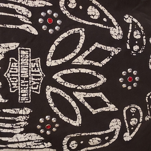 Harley Davidson fringe top - Picture 2 of 8